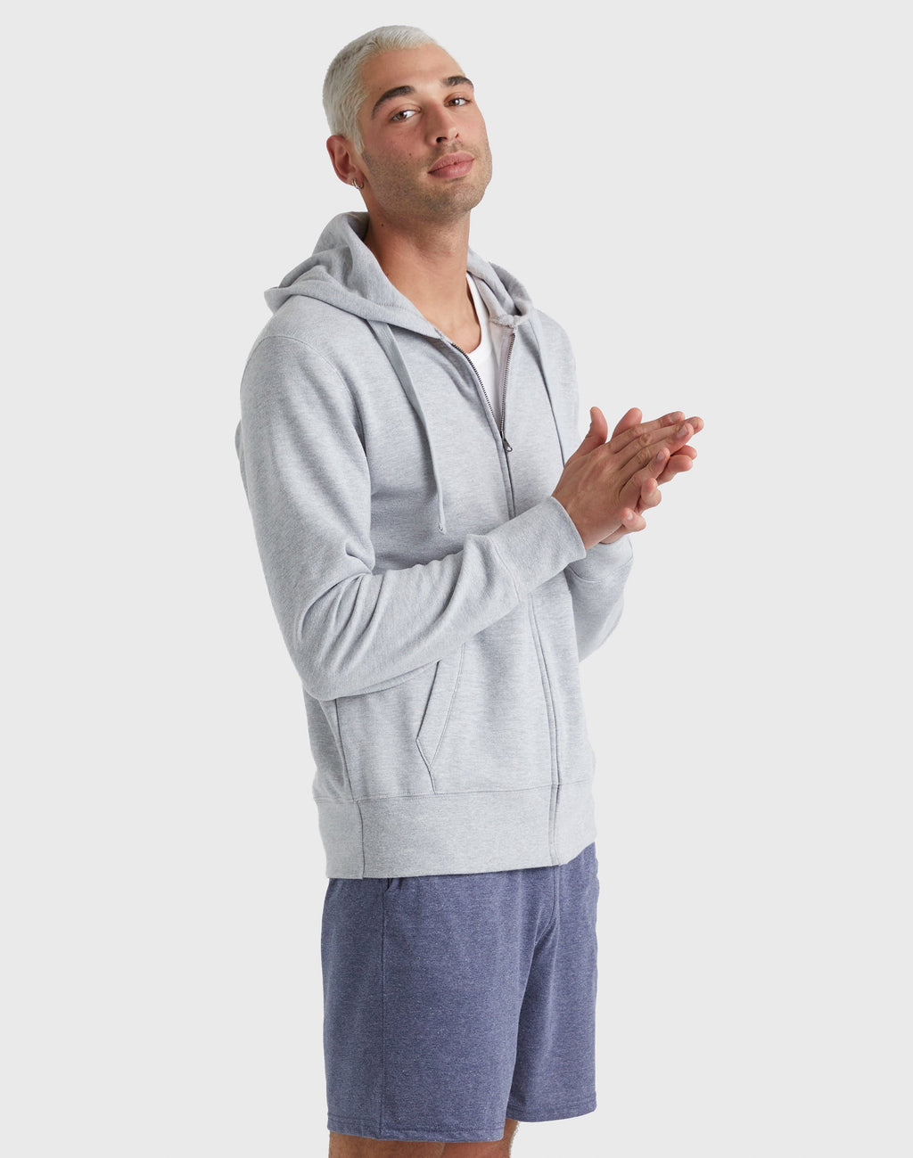 Hanes Hoodie Mens Zip-Up Fleece Originals Midweight Sweatshirt Long Sleeve S-2XL