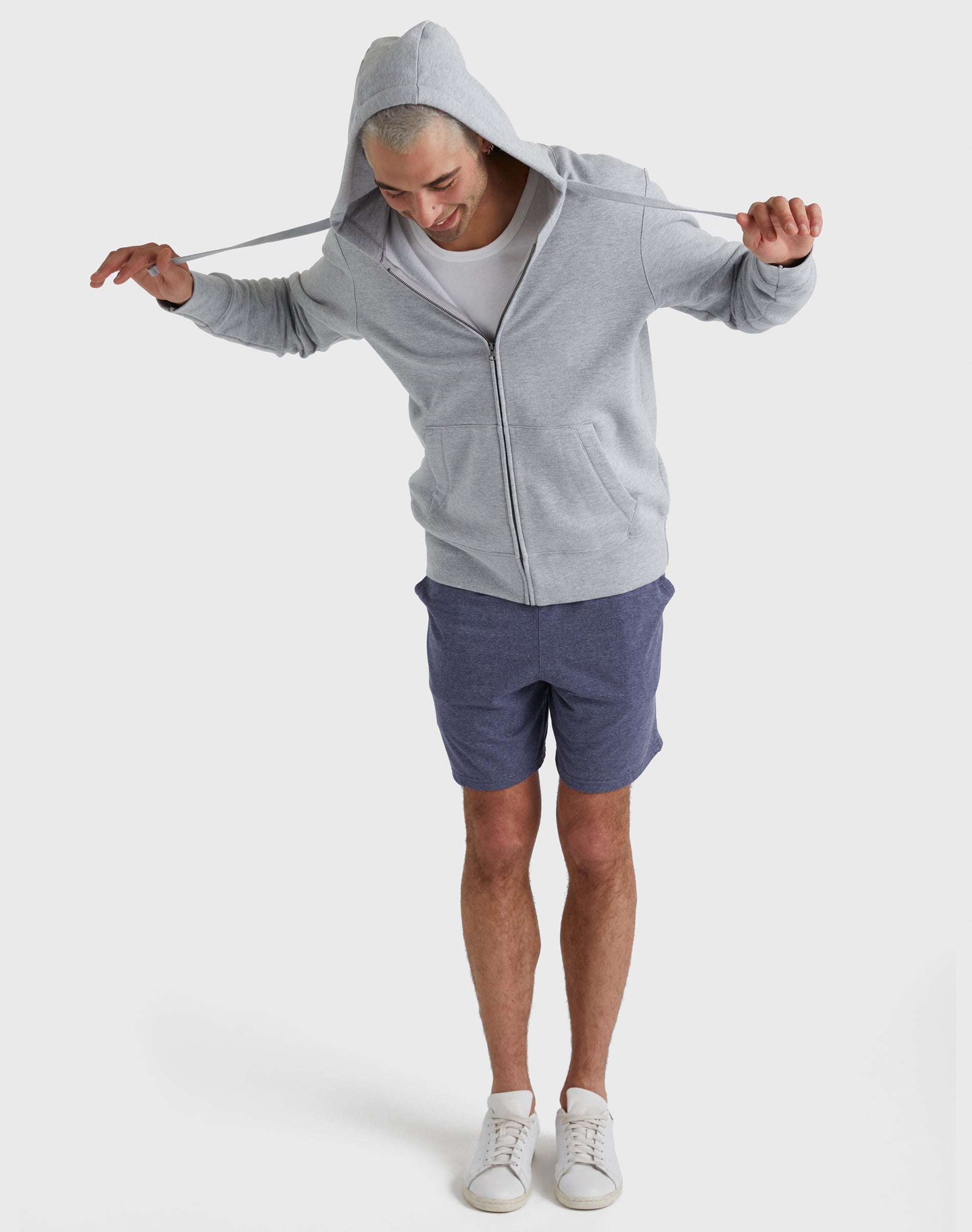 Hanes Hoodie Mens Zip-Up Fleece Originals Midweight Sweatshirt Long Sleeve S-2XL