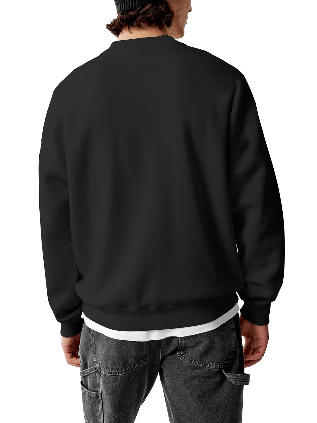 Mens Ultimate Heavyweight Crewneck Sweatshirt Pullover Fleece Sweater