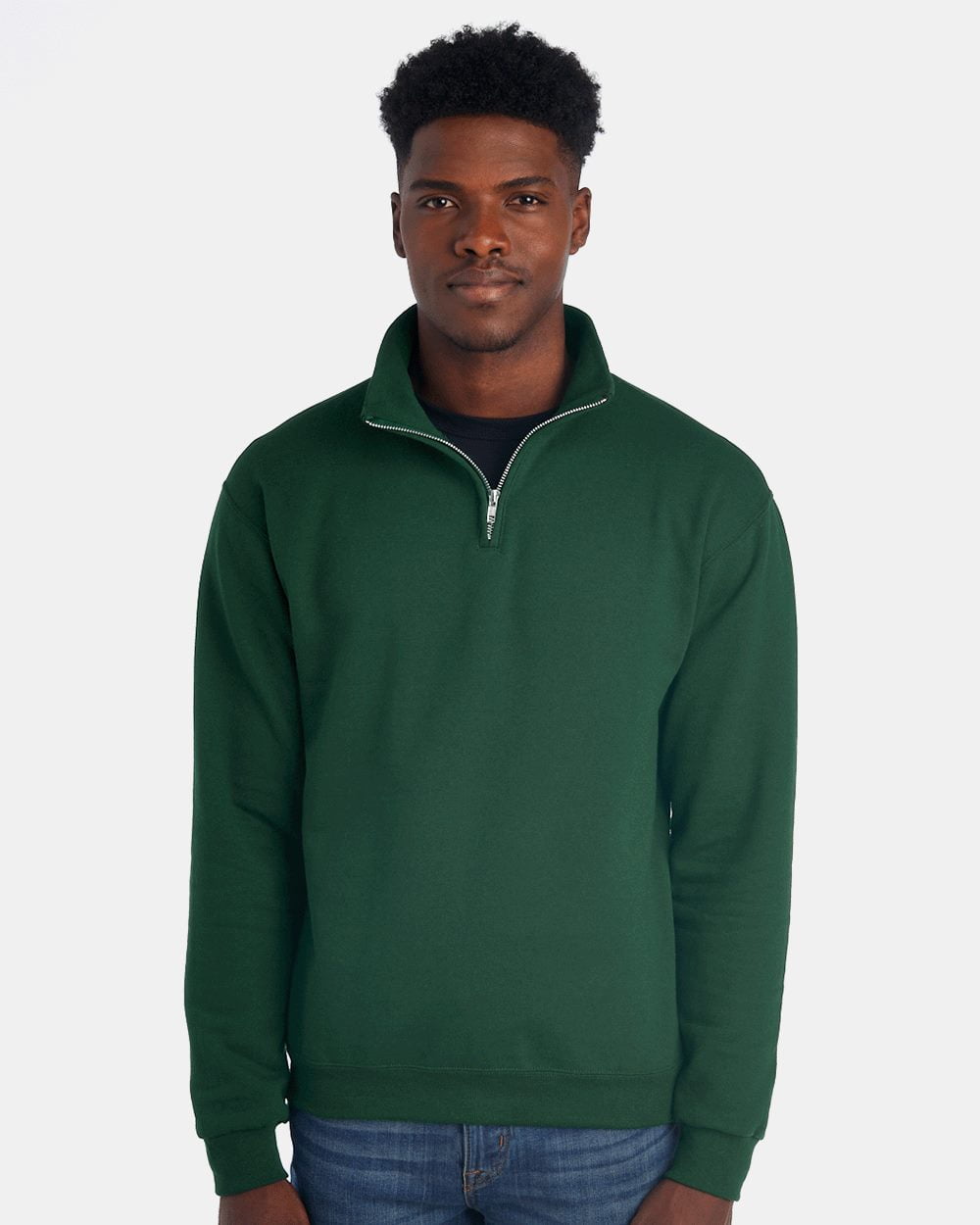 Fleece Nublend® Quarter-Zip Cadet Collar Sweatshirt